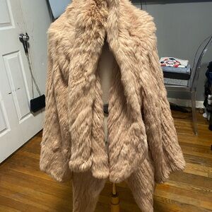 Elizabeth and James Teddy Jacket in Light Brown